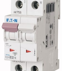 Interruttore Magnetotermico 2x32A C 4,5KA PLZ4-C32/1N-MW